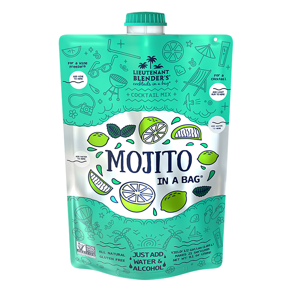 Mojito in a Bag – Lieutenant Blender Cocktail Mixes