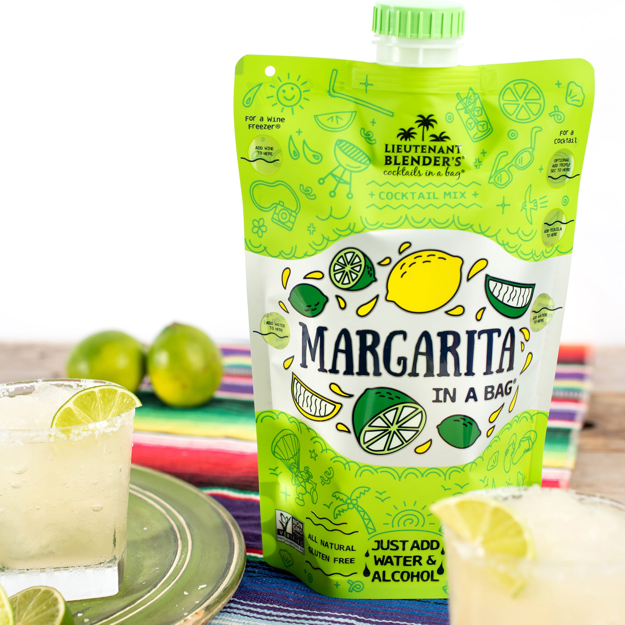 Margarita in a Bag – Lieutenant Blender Cocktail Mixes