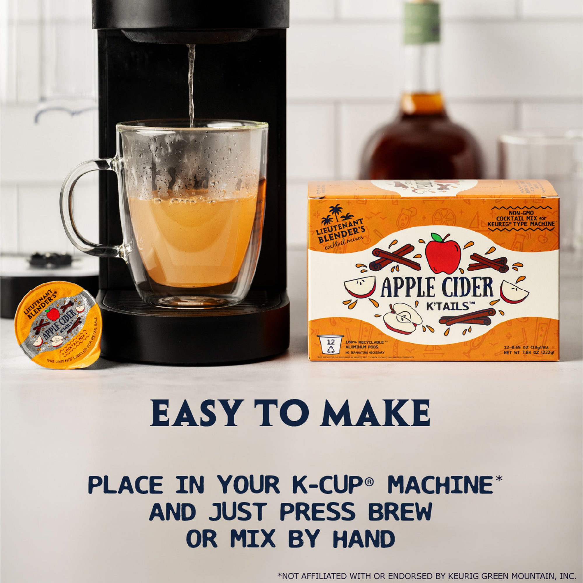 Apple Cider K'Tails – Lieutenant Blender Cocktail Mixes