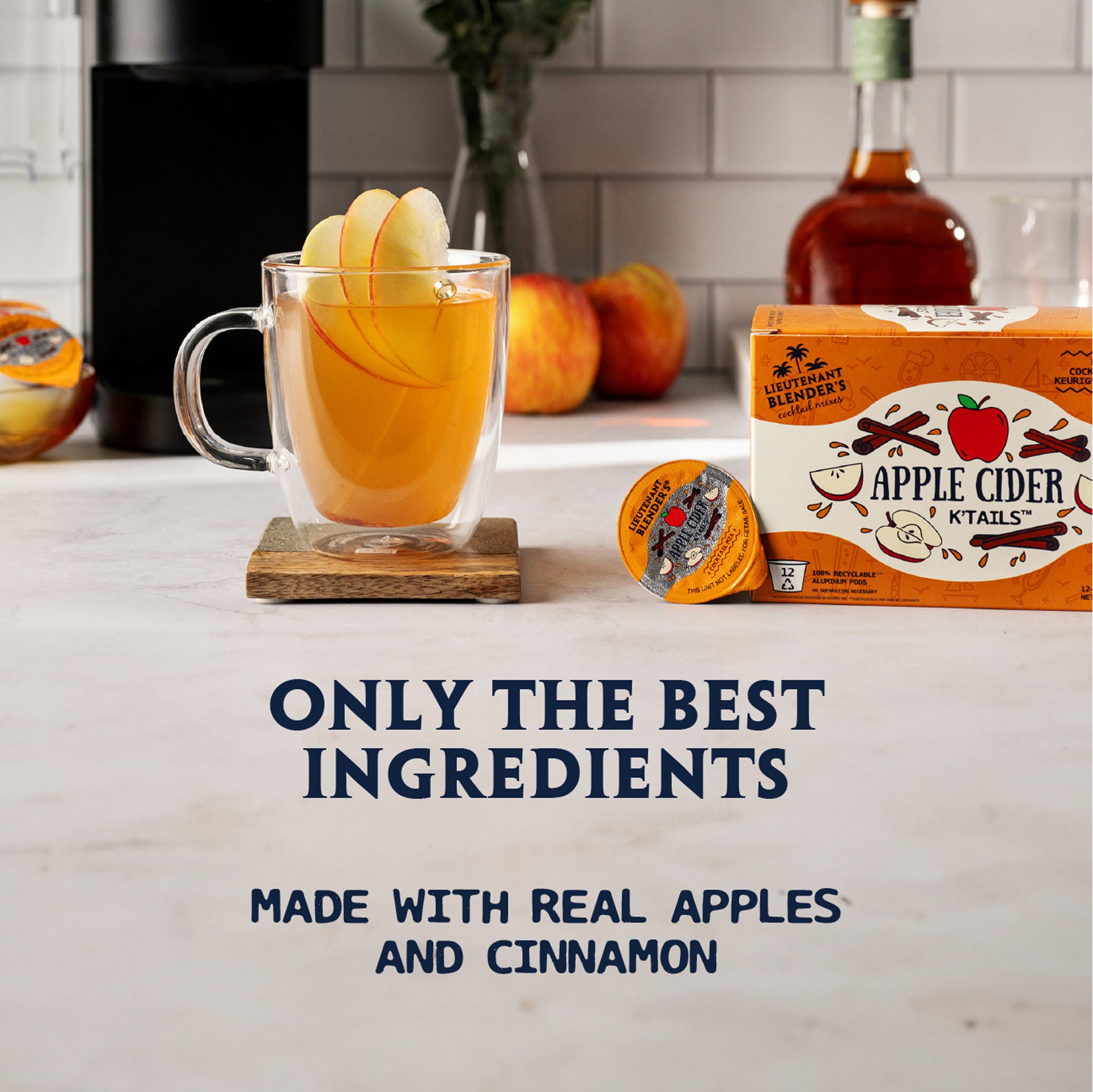 Apple Cider K'Tails – Lieutenant Blender Cocktail Mixes