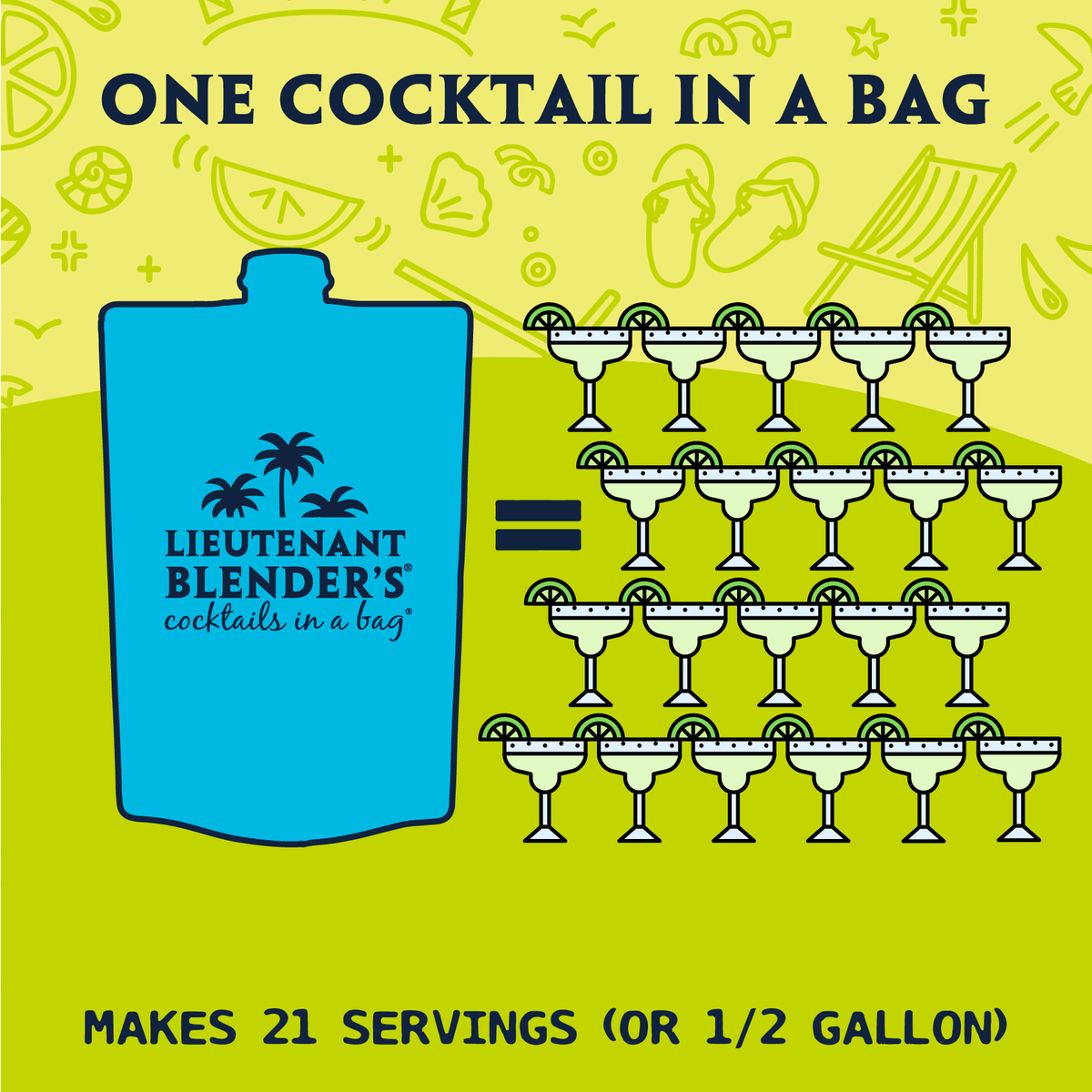 Skinny Margarita in a Bag