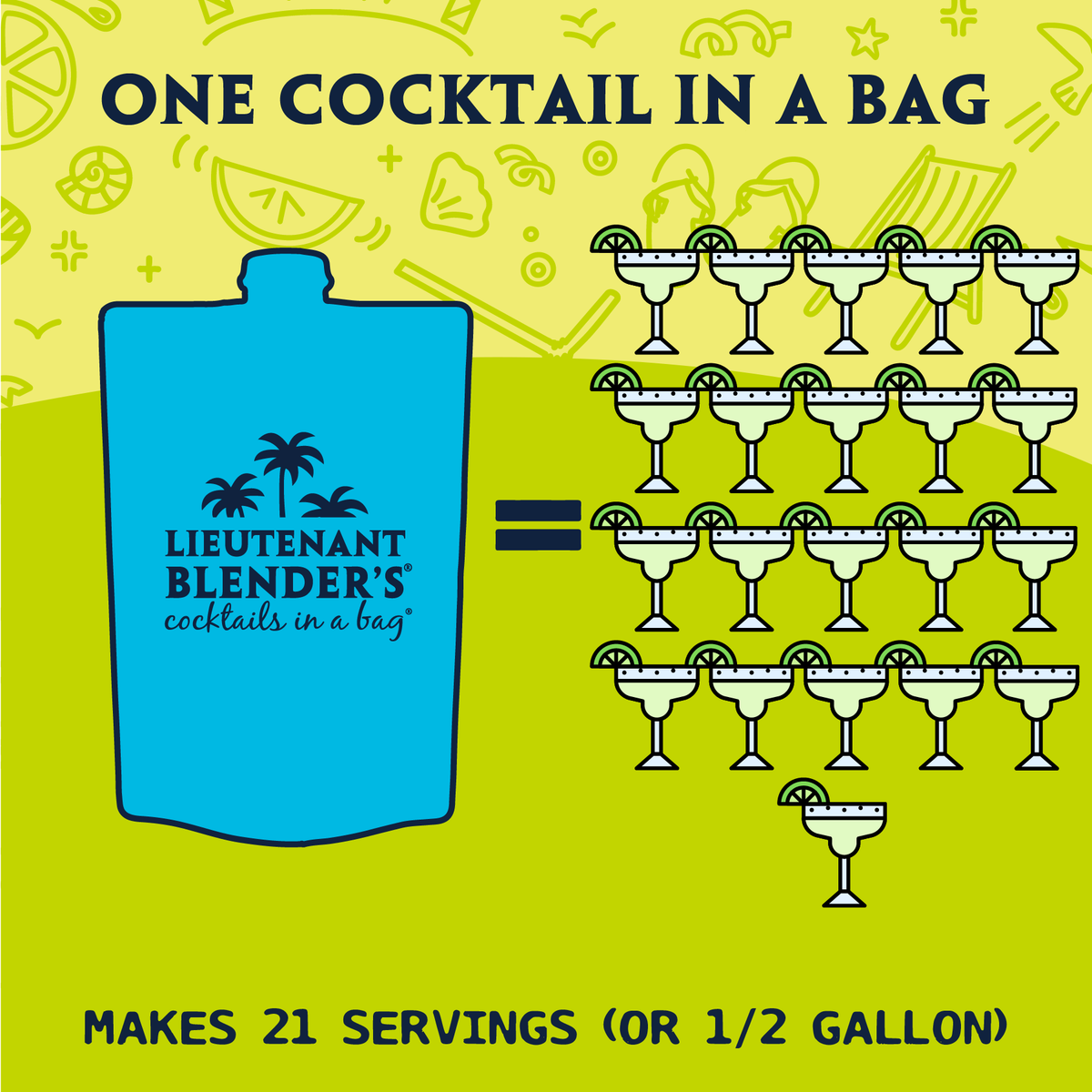 Skinny Margarita in a Bag