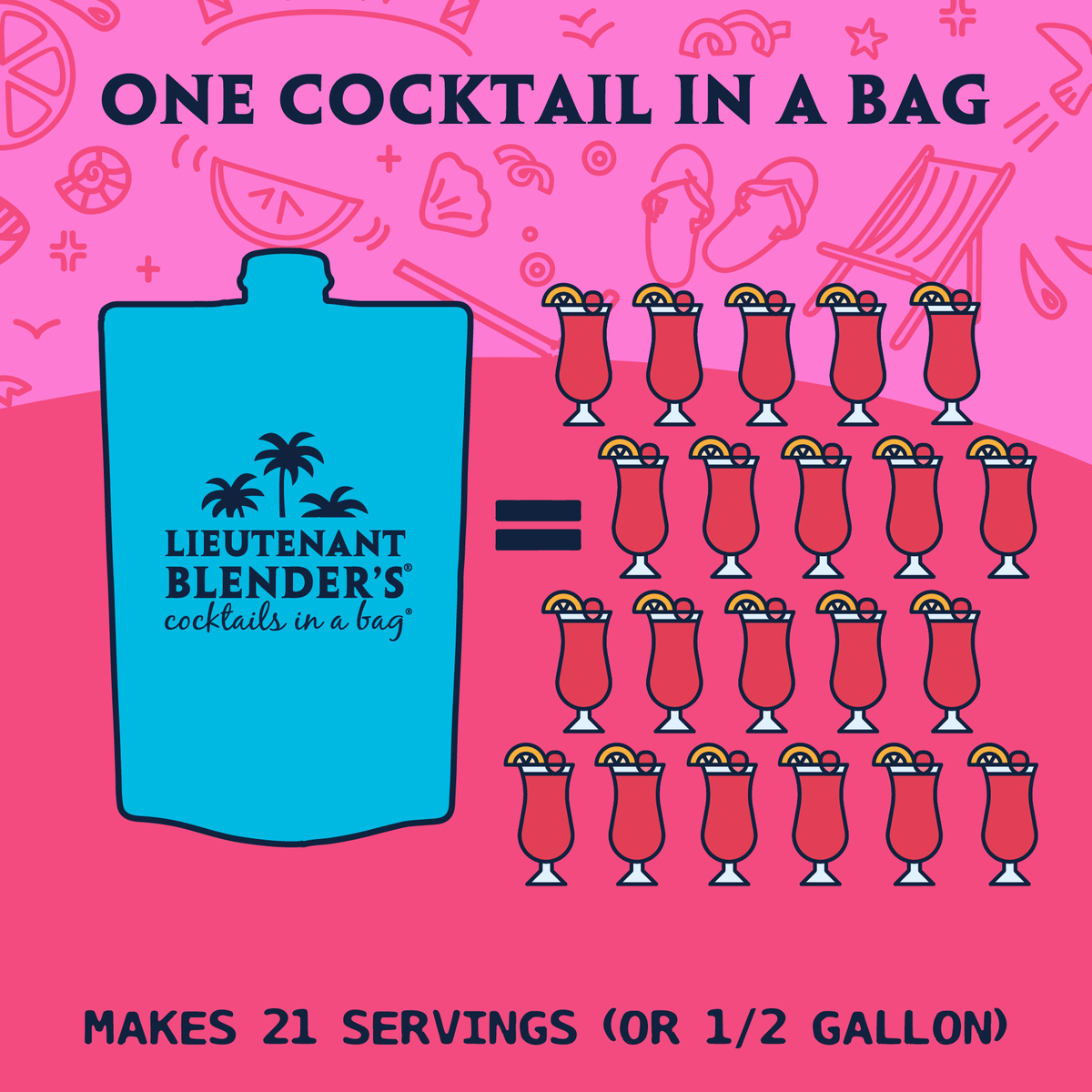 Strawberry Daiquiri in a Bag