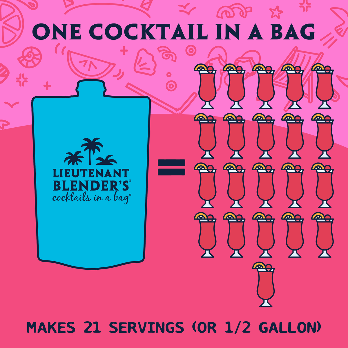 Strawberry Daiquiri in a Bag