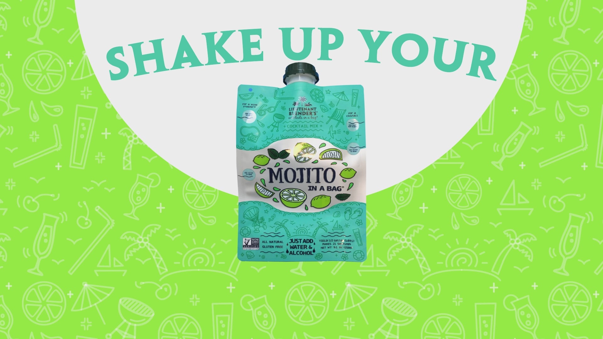 Mojito in a Bag – Lieutenant Blender Cocktail Mixes